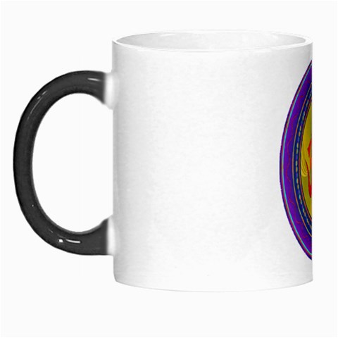 OM mandala Morph Mug from ArtsNow.com Left