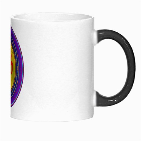 OM mandala Morph Mug from ArtsNow.com Right