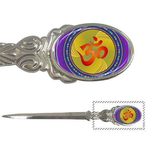 OM mandala Letter Opener from ArtsNow.com Front