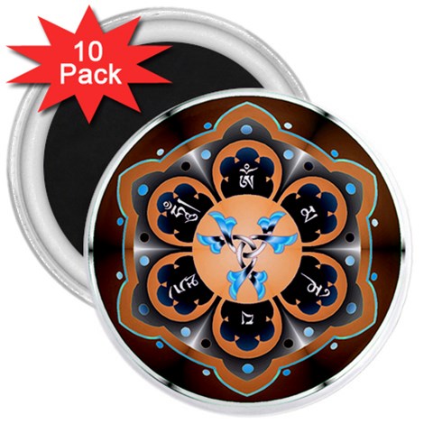 OMPH 3  Magnet (10 pack) from ArtsNow.com Front