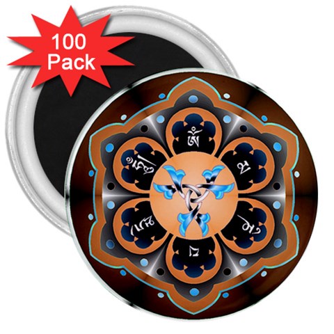 OMPH 3  Magnet (100 pack) from ArtsNow.com Front