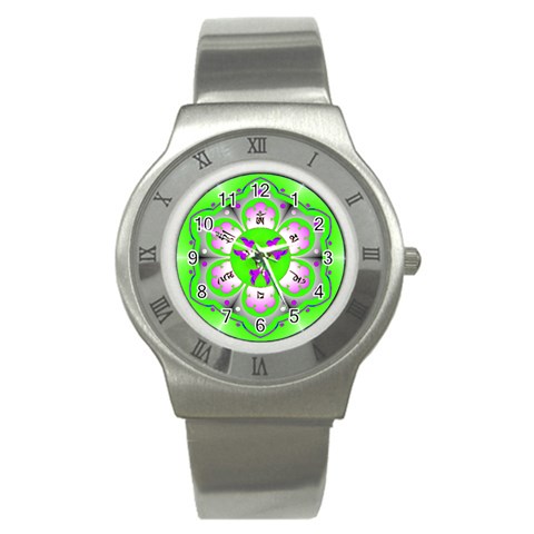 OMPH Stainless Steel Watch from ArtsNow.com Front