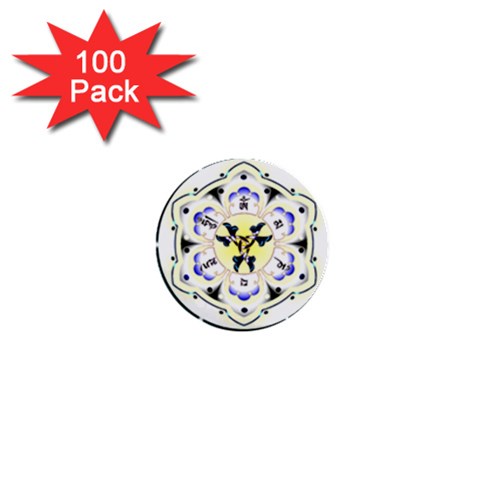 OMPH 1  Mini Button (100 pack)  from ArtsNow.com Front