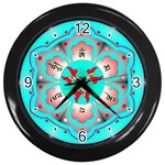 OMPH Wall Clock (Black with 4 black numbers)