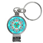 OMPH Nail Clippers Key Chain