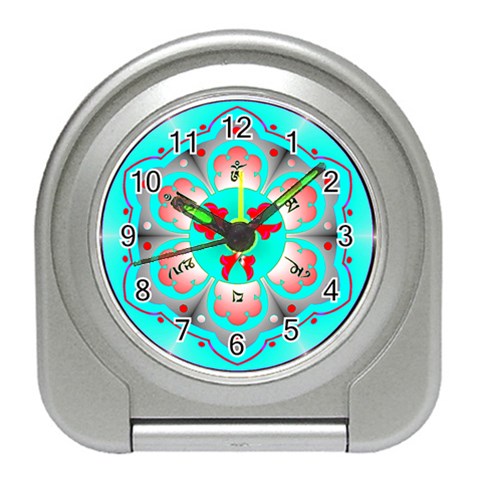 OMPH Travel Alarm Clock from ArtsNow.com Front