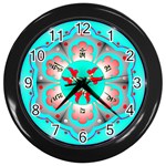 OMPH Wall Clock (Black with 12 black numbers)