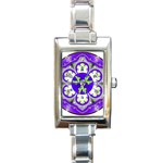 OMPH Rectangular Italian Charm Watch