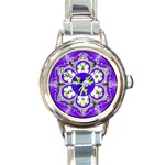 OMPH Round Italian Charm Watch