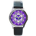 OMPH Round Metal Watch