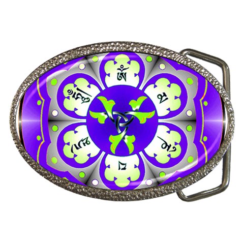 OMPH Belt Buckle from ArtsNow.com Front