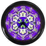 OMPH Wall Clock (Black with 12 black numbers)