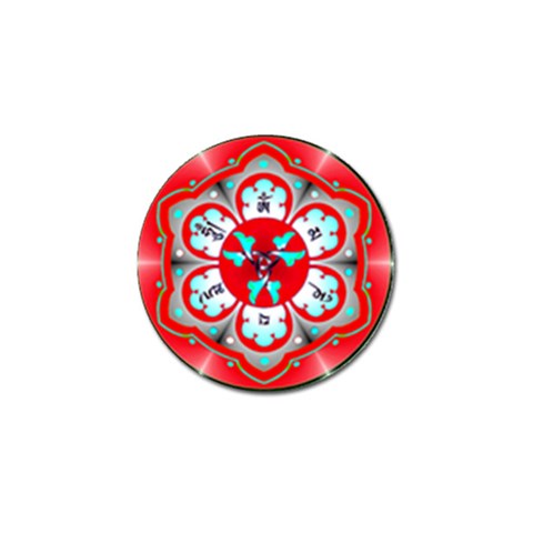 OMPH Golf Ball Marker from ArtsNow.com Front