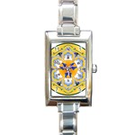 OMPH Rectangular Italian Charm Watch