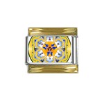 OMPH Gold Trim Italian Charm (9mm)