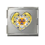 OMPH Mega Link Heart Italian Charm (18mm)