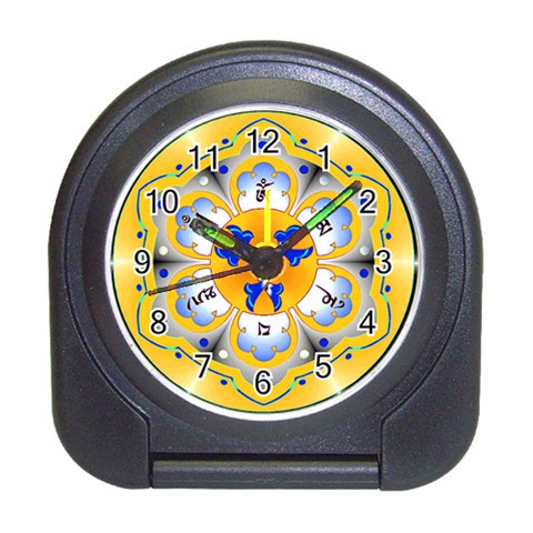 OMPH Travel Alarm Clock from ArtsNow.com Front