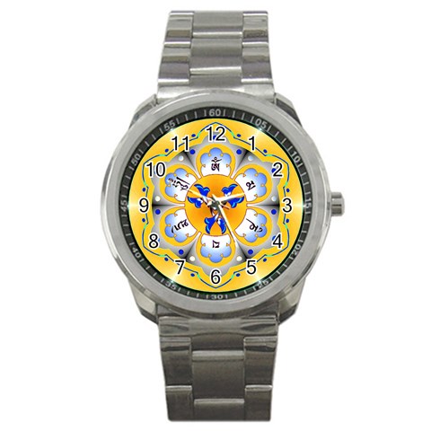 OMPH Sport Metal Watch from ArtsNow.com Front