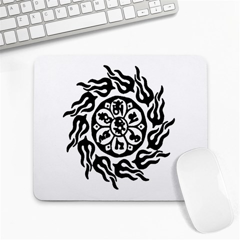 OMPH B&W Large Mousepad from ArtsNow.com Front