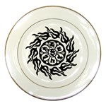 OMPH B&W Porcelain Plate