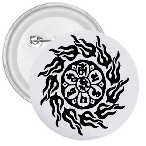 OMPH B&W 3  Button from ArtsNow.com Front