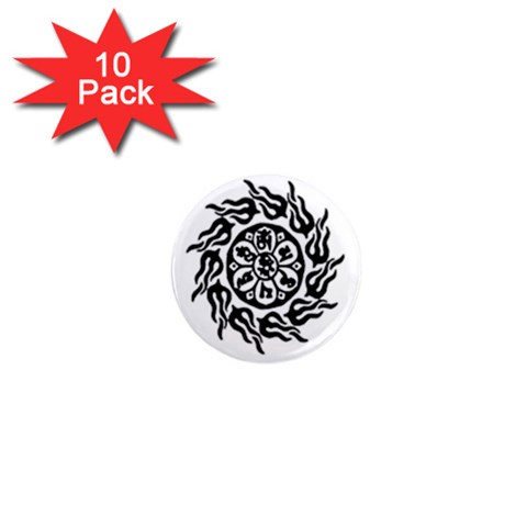 OMPH B&W 1  Mini Magnet (10 pack)  from ArtsNow.com Front