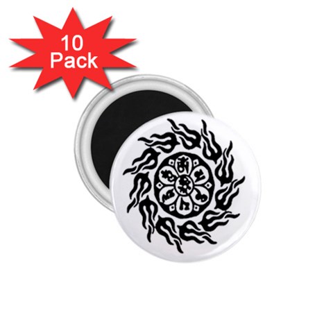 OMPH B&W 1.75  Magnet (10 pack)  from ArtsNow.com Front