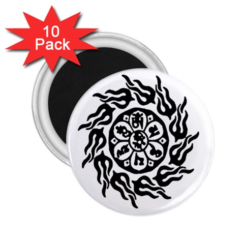 OMPH B&W 2.25  Magnet (10 pack) from ArtsNow.com Front