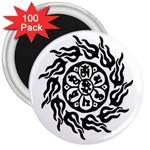 OMPH B&W 3  Magnet (100 pack)