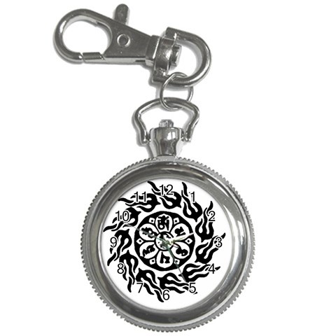 OMPH B&W Key Chain Watch from ArtsNow.com Front