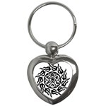 OMPH B&W Key Chain (Heart)