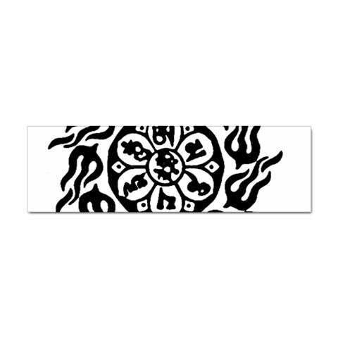 OMPH B&W Sticker Bumper (10 pack) from ArtsNow.com Front