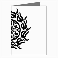 OMPH B&W Greeting Card from ArtsNow.com Left