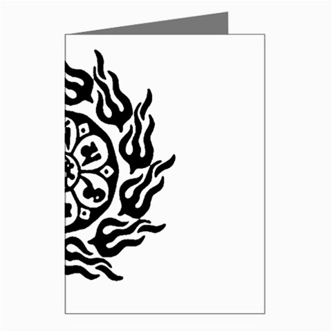 OMPH B&W Greeting Cards (Pkg of 8) from ArtsNow.com Left