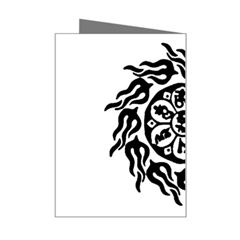 OMPH B&W Mini Greeting Card from ArtsNow.com Right