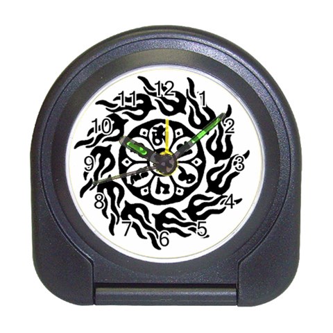 OMPH B&W Travel Alarm Clock from ArtsNow.com Front