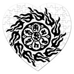 OMPH B&W Jigsaw Puzzle (Heart)