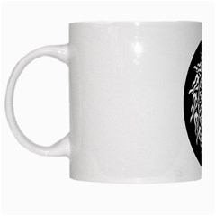 OMPH W&B White Mug from ArtsNow.com Left