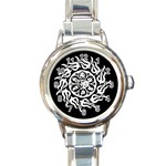 OMPH W&B Round Italian Charm Watch