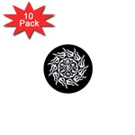 OMPH W&B 1  Mini Button (10 pack) 