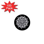 OMPH W&B 1  Mini Button (100 pack) 