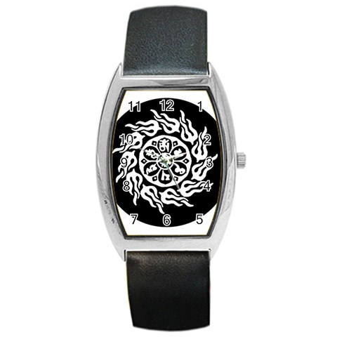 OMPH W&B Barrel Style Metal Watch from ArtsNow.com Front