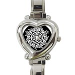 OMPH W&B Heart Italian Charm Watch