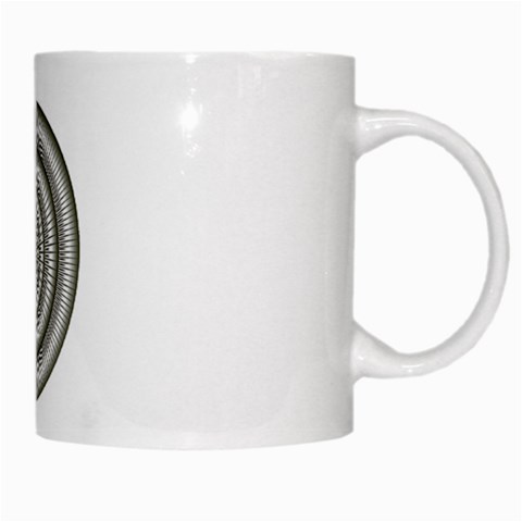 Mentalism White Mug from ArtsNow.com Right