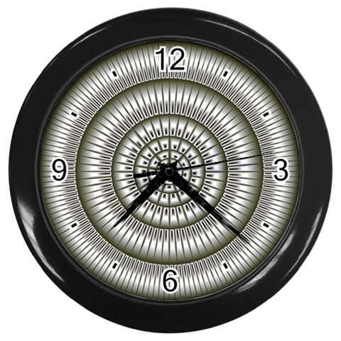 Mentalism Wall Clock (Black with 4 black numbers) from ArtsNow.com Front