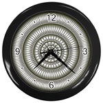 Mentalism Wall Clock (Black with 4 black numbers)