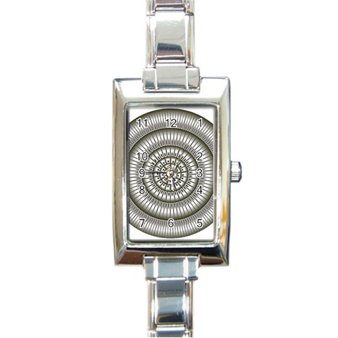 Mentalism Rectangular Italian Charm Watch from ArtsNow.com Front