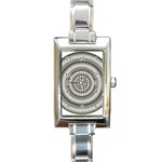 Mentalism Rectangular Italian Charm Watch