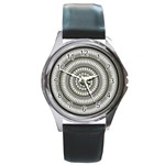 Mentalism Round Metal Watch