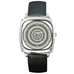 Mentalism Square Metal Watch